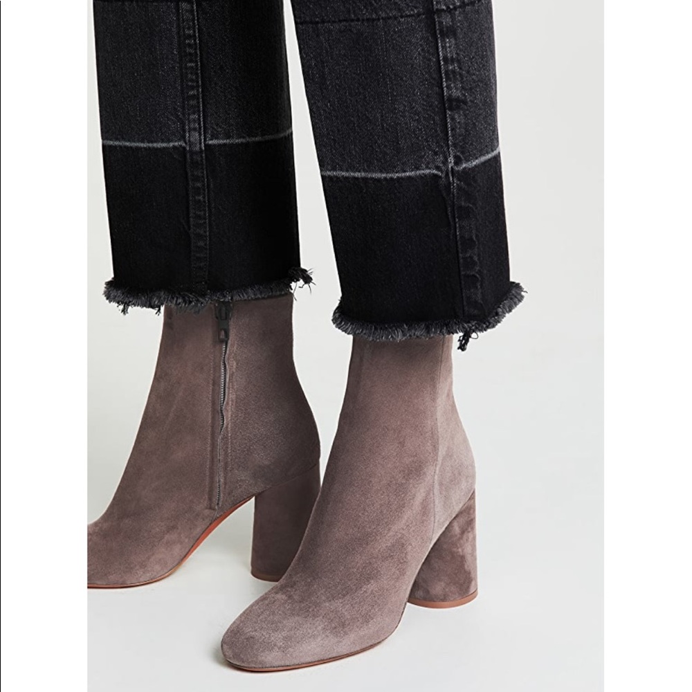 Vince - Ridley Gray Suede Ankle Booties